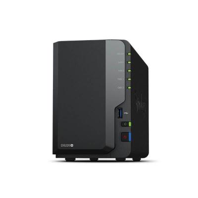 China Network Storage Centralized Storage Data Backup 2 Bay NAS Synology DiskStation DS220+ (Diskless) for sale