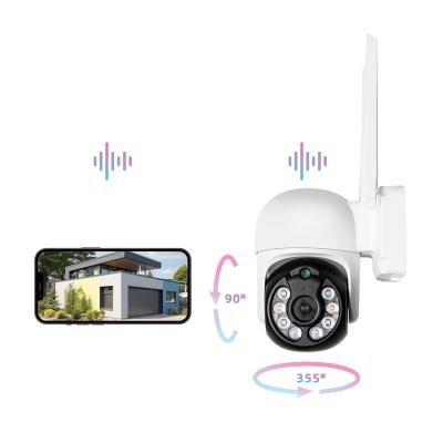 Cina 4MP HD Security Tuya Smart Wifi Camera Tracciamento automatico PTZ Home Network Telecamera CCTV Telecamera wireless in vendita