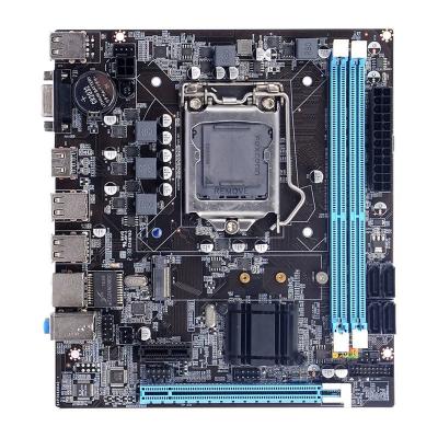 China Personalisiertes Computer-Motherboard H61 Chipset Desktop-Motherboard Zwei-Kanal-DDR3-M-ATX-PC-Motherboard zu verkaufen