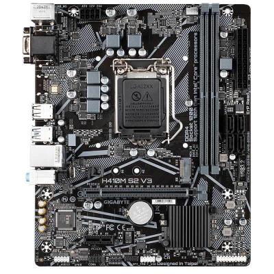 China Customized motherboard H410M S2 V3 mainboard support I5/I7/I9 processors support LGA1200 desktop office computer mainboard for sale