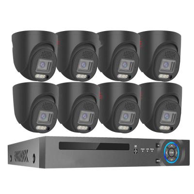 China Precio de fábrica Smart Home CCTV 4K 8MP POE NVR 8 canal Kit de seguridad de la red Sistema de vigilancia de cámara en venta