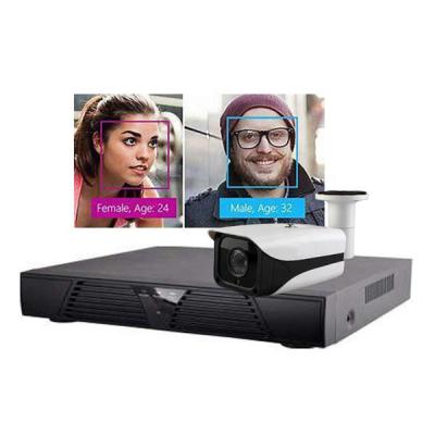 China 2.0MP H.265 IP Kamera NVR Kit Full HD 1080P 4CH NVR Kamera Gesichtserkennung erkennen zu verkaufen