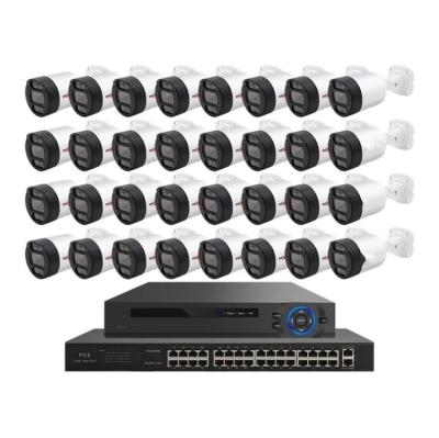 China Gepersonaliseerde beveiligingsproducten 32 kanaal H.265 NVR POE CCTV IP-camera's Kits Videobewakingssysteem Te koop