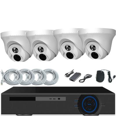 중국 맞춤형 4pcs 돔 카메라 4CH NVR 키트 CCTV 감시 보안 카메라 시스템 판매용