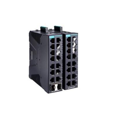 중국 16-Port Managed Industrial Ethernet Switches SDS-3016 Series with Portable Layer 2 Smart Switches VLAN IP and Stock Ready 판매용