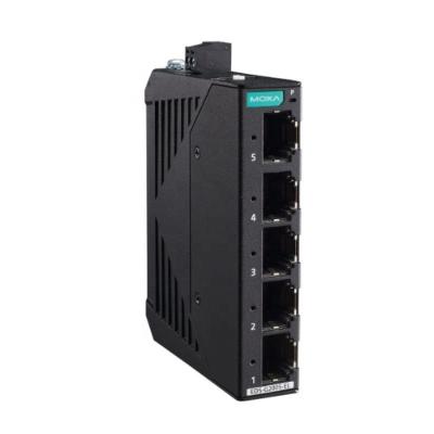 China EDS-G2005-EL Serie 5 puertos Commutadores Ethernet Gigabit completos no administrados de nivel de entrada con carcasa metálica de envío inmediato en venta