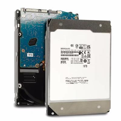 China 7200 RPM Hard Disk Drive 18TB MG09SCA18TE 7.2K RPM SAS 12Gb/s 512e 3.5in Server Internal HDD 7GB Single Disk Capacity for sale