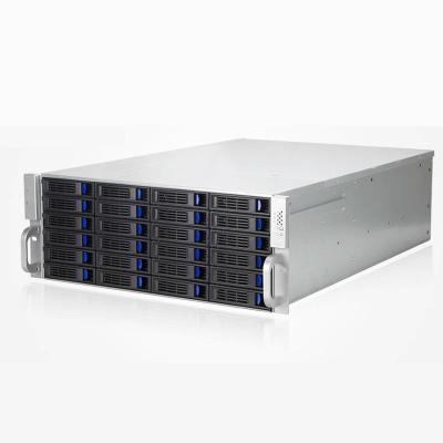 China Servers 4U24 Disk Hot Swap Chassis Industrial NVR Storage Case NAS 4U GPU Server Chassis with Private Mold for sale