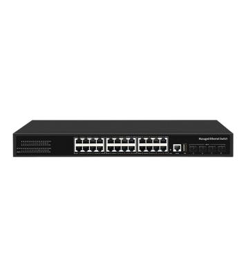 Cina 10/100/1000Mbps Tasso di trasmissione 28 Port Switch SG3000-RX-24N4X con capacità e caratteristiche gestite da L3 ZX-SWTG3424S in vendita