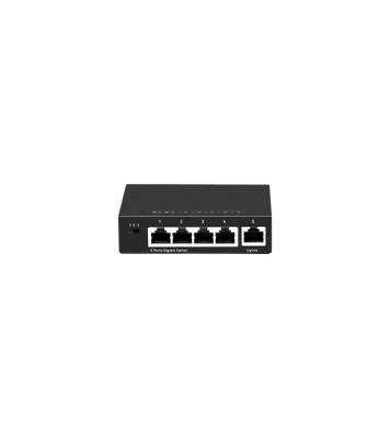 China 5-Port Full Gigabit VLAN Network Ethernet Switch 10Gbps Capacity POE SNMP QoS Functions 3-Year Managed Adapter CCTV System Stock for sale