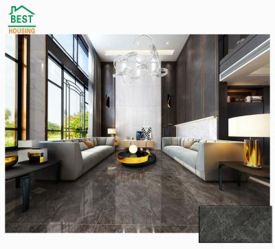 China Modern Design 600x1200 Modern Glossy Exterior Interior Tiles High Quality Lobby Flooring Porcelain Tile for sale