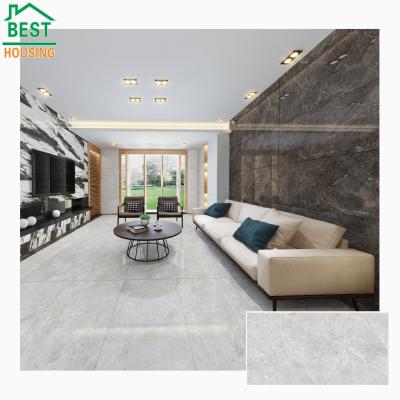 China 2021 Modern Design Marble 24x48 Interior Living Room Stone Texture Tiles Waterproof Decorative Flooring Glazed Tiles for sale