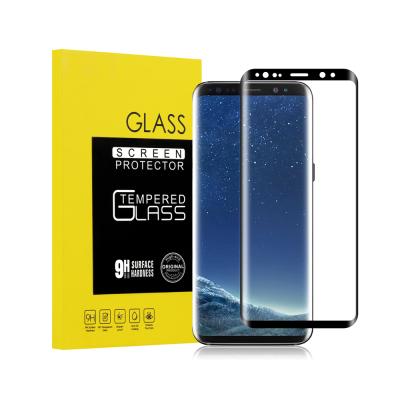 China 3D Curved Edge Tempered Glass Screen Anti-Crash Warm Bending Protector For Samsung Galaxy S9 S9plus for sale