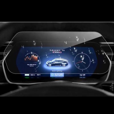 China 12.3 inch Dashboard Tempered Glass Screen Anti-Crash Protector for Tesla Model S 2012-2017 for sale