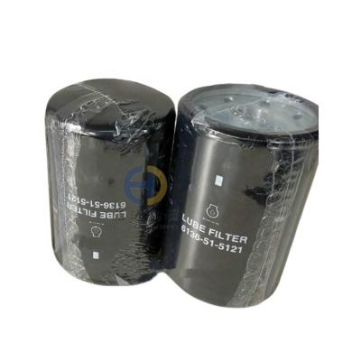 China New Construction Machinery Huida Excavator Oil Filter 6136-51-5121 6136515121 Used For Komatsu for sale