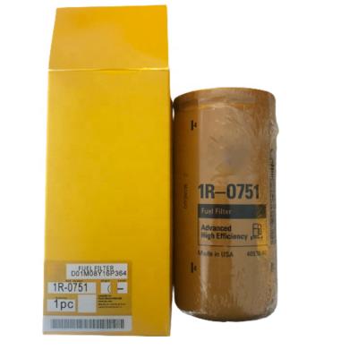 China Huida construction machinery advanced efficiency fuel filter 1R-0751 1R0751 used for CAT/Caterpillar for sale