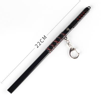 China Creative Japan Anime Key Chain Weapon 22cm Sword Key Chain Gift Paper Cutter for sale