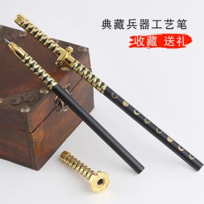 China 2021 latest fashion metal sword model pen the water pen for manufacturing gift shop for sale