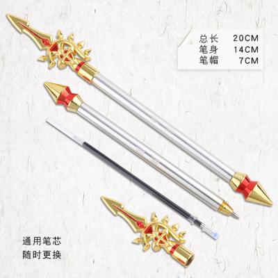 China Fashion creativity zinc alloy saber model pen for manufacture official metal ballpoint pen for sale