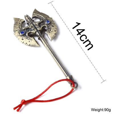 China America gift or Ax King collection keychains special model in DOTA 2 keychains high quality zinc alloy model customized from manufacture for sale