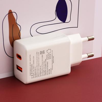 China PPS QC3.0 Wall Charger AU EU USA Korea Left Quick 2 Fast Charger 25W USB C Cell Phone Charger CE 110V 220V Palladium Power Supply kc QC 3.0 for sale