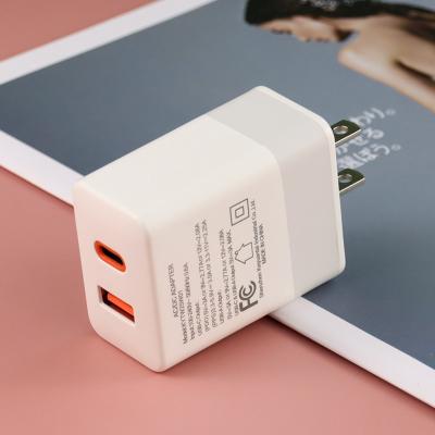 China OEM EU 2 pin plug palladium PPS charger 20w30w type mobile phone fast charging c power supply mobile charger for phone for sale