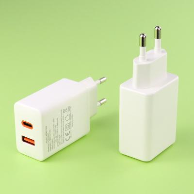 China Samisung Galaxy 25W 30W PD Type-C Dual Quick Charging QC 3.0 USB C USB Charger Fast Charger For iPhone For Samsung USA UK EU AU kc Plug Adapter for sale