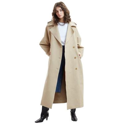 China New Fashion QUICK DRY Trench Coat Light Weight Trench Coat Custom Women's Long Ditch Coats Designer Women Waterproof for sale