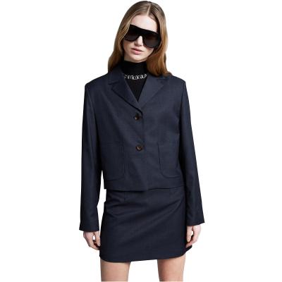 China New Style OEM Blazer QUICK DRY Skirt Set Cool Blazer Coats Soft Short Jackets A Line Two Piece Ladies Skirt Set Suits For Women for sale