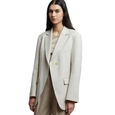 China Anti-Wrinkle OEM/ODM Design Oversized Women's Loose Blazer Women's Top Jacket Blazers Blazers Chic Outfit Coat for sale