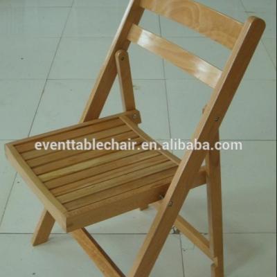 China Leisure chair factory direct sale used cheap wooden slat folding chairs for hot sale for sale