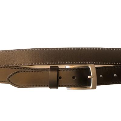 China High Quality Mens Casual Jeans Vintage Leather Belt Classic Ratchet Dress Belt for sale