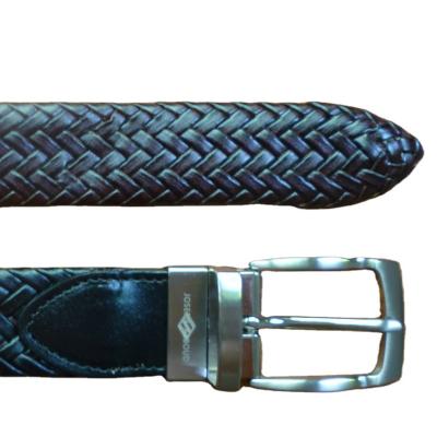 China Top Selling High Quality Guaranteed Quality Fashion Genuine Leather Reversible Braided Belts for sale