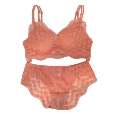 China High Quality QUICK DRY Women Shape Sexy Breathable Lace Lift Up Temptation Bra Set for sale