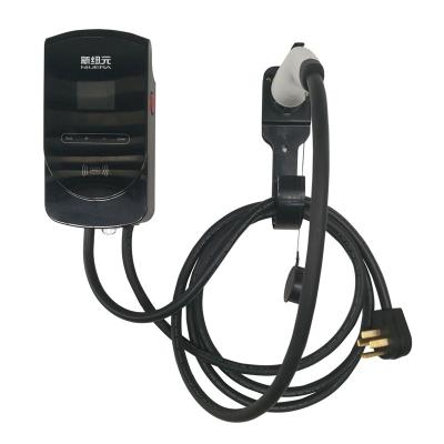 China LED Light + LCD Display (2.8 inch) + RFID Manufacturer Supply Ev Electric Car Station Charger 9.6KW Smart Fast Electric Car Charger for sale