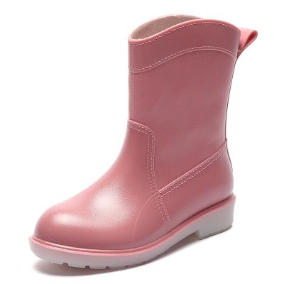 China Winter Ladies Adult Waterproof Rubber Boots High Knee Boots Women Outdoor Activity Fashion Trend Chinese Manufacturer Rain Boot Supply for sale