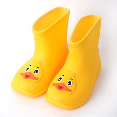 China Custom Made Pure Waterproof Portable Rubber Overshoes Toddler Rainboots Toddler Boots Non-slip Fashion Desgin Kids Boots Ankle Boots for sale