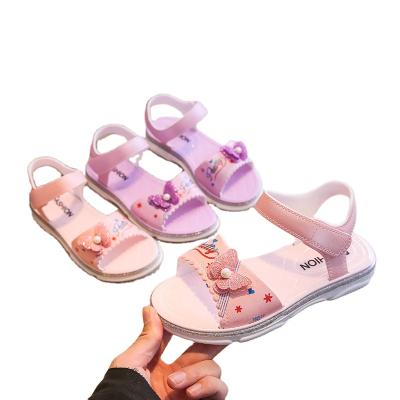 China Hot Selling Cheap Custom Made Deodorization Suitable Price Girl Shoes Summer Sandal For Kids for sale