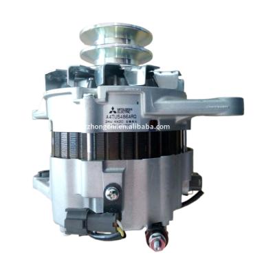 China 24V Car Truck Alternator Assembly For Mitsubishi Electric 6WG1 ZX470 A004TU5486 26*26*23(cm) for sale