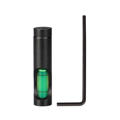 China Outdoor Activities Handheld  Accessories 20mm level support Cylindrical level with wrench Metal support 20mm bubble level for sale