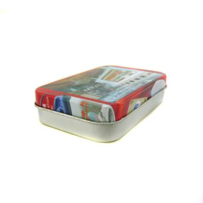 China Recyclable Rectangle Candy Gift Tin Box , Set Box , Metal Set Chocolate Box for sale