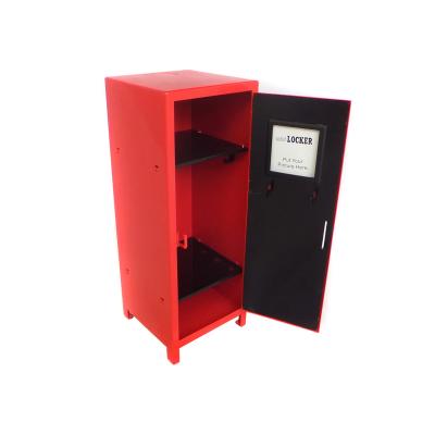 China Creative Small Metal Toy Locker for Kids L108*W105*H272mm for sale