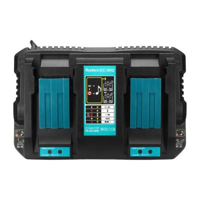 China DC18RD Replacement Makita 14.4v 18v Dual Charger Drill Machine Tool Li-Ion Battery Ripid Charger For Makita 18v Electric Battery for sale