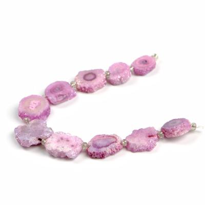 China DIY Jewelry Making Nice Good Price New Product Chain Stalactites Hot Selling Quartz Solar Druzy Stalactite for sale