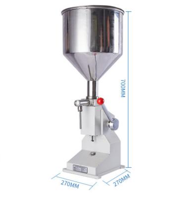 China A03 Automatic Pneumatic Small Food Bottle Paste Liquid Filling Machine For Home And Small Business for sale