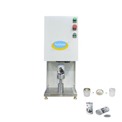 China Semi-automatic Sealer Tuna Can Sealing Machine For 330ml 500ml Food 304 Stainless Steel Beer Can for sale