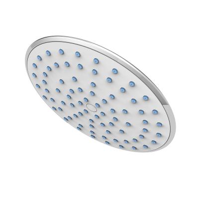 China Without Slide Bar Bathroom Single Inch Overhead Shower ABS Chromed Ceiling Finish Top Shower Head for sale