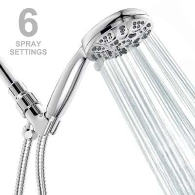 China With Diverter Amazon Hot Selling 4.3 Inch Combo Hand Held Shower In Brushed Nickel With 59