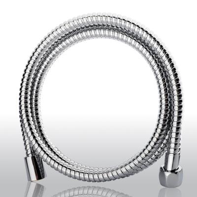 China Modern Helical Expandable Cold and Hot Water Chrome Plated Stainless Steel Flexible Bathroom Shower Hose for sale