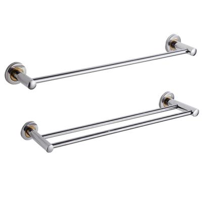 China WTR-001 Easy Assembly Custom Size Wall Mounted Modern Custom Made Stainless Steel Bath Towel Rack for sale